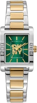 DKNY 316L Bracelet Watch in 2 Tone Ss/g at Nordstrom Rack