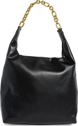 BCBGeneration Chain Faux Leather Hobo in Black at Nordstrom Rack