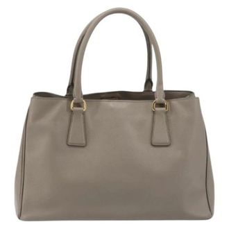 Prada Pre-owned Vintage Handbag - Dames - Pre-owned - Grijs - Maat: ONE Size Leer