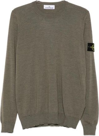 Stone Island Round-neck Truien - Heren - Ronde hals truien - Groen - 3XL - Truien & Vesten