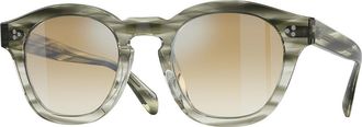 Oliver Peoples OV5382SU Boudreau L.A 1705K6 Mens Sunglasses Green Size 48