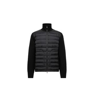 Moncler Moncler Padded Zip-up Cardigan, Men, Black, Size: 3xl