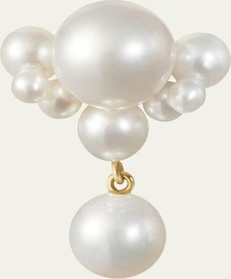 Sophie Bille Brahe Grand Chambre de Perle Freshwater Pearl Earring in 14K Yellow Gold, Single
