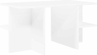 vidaXL Mesa De Caf&eacute; 87 X 50 X 45 Cm Madera De Ingenier&iacute;a Vidaxl