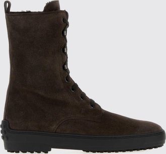 Tod's Stivale Gommino in pelle scamosciata con interni in lana e suola con gommini