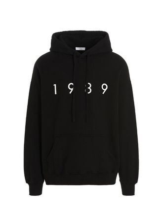 パーカー・フーディ 1989 STUDIO SS23 Logo hoodie (LOGOHOODIE BLACK) 1989 STUDIO Black denim zip hoodie | TheDoubleF