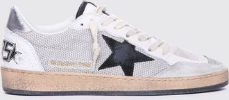 Golden Goose Sneakers Ball Star low top in pelle e mesh con effetto used