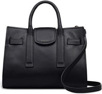 Radley London St. Pancras Lane Saffiano Leather Tote Bag in Black at Nordstrom Rack