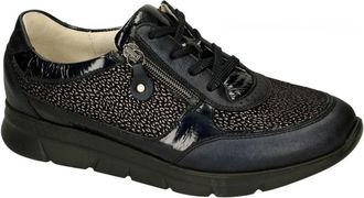Waldl&auml;ufer K-Jenny Sneaker - Dames - Sneakers - Blauw - 36 1/2 EU - Wol - Schoenen