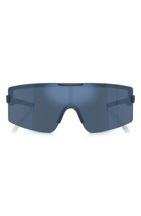 Ferrari 43mm Rectangular Sunglasses in Matte Blue at Nordstrom
