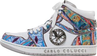 Carlo Colucci High-knitted Sneaker - male - Carlo Colucci - Sneakers - Multicolor - 10 UK - Shoes