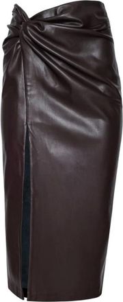 L'agence Dames, Rokken, Bruin, Maat: XS Leer