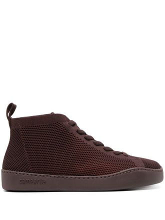 Camper Peu Touring high-top sneakers - women - Recycled Polyester/Recycled Polyester/Polyethylene vinyl acetate (PEVA) - 36 - Brown