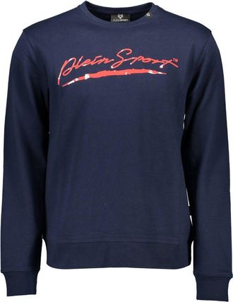 Plein Sport Blue Cotton Mens Mens Sweatshirt