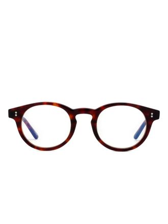 Chimi Eyewear round-frame glasses - Brown