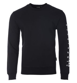 Napapijri Badas Crew Neck Sweatshirt - Zwart