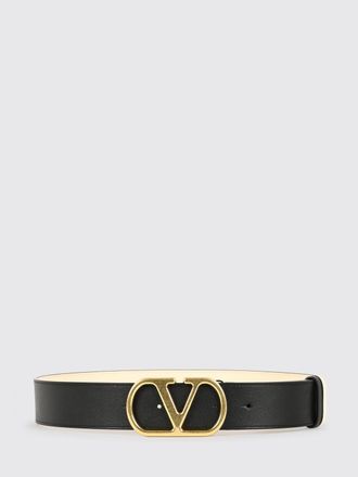 Valentino Garavani VLogo Signature Reversible Belt in Smooth Calf Leather 4 cm
