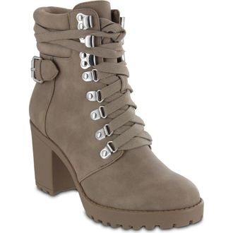 Mia Annamaria Lug Sole Combat Boot in Sahara Ret at Nordstrom Rack, Size 6.5