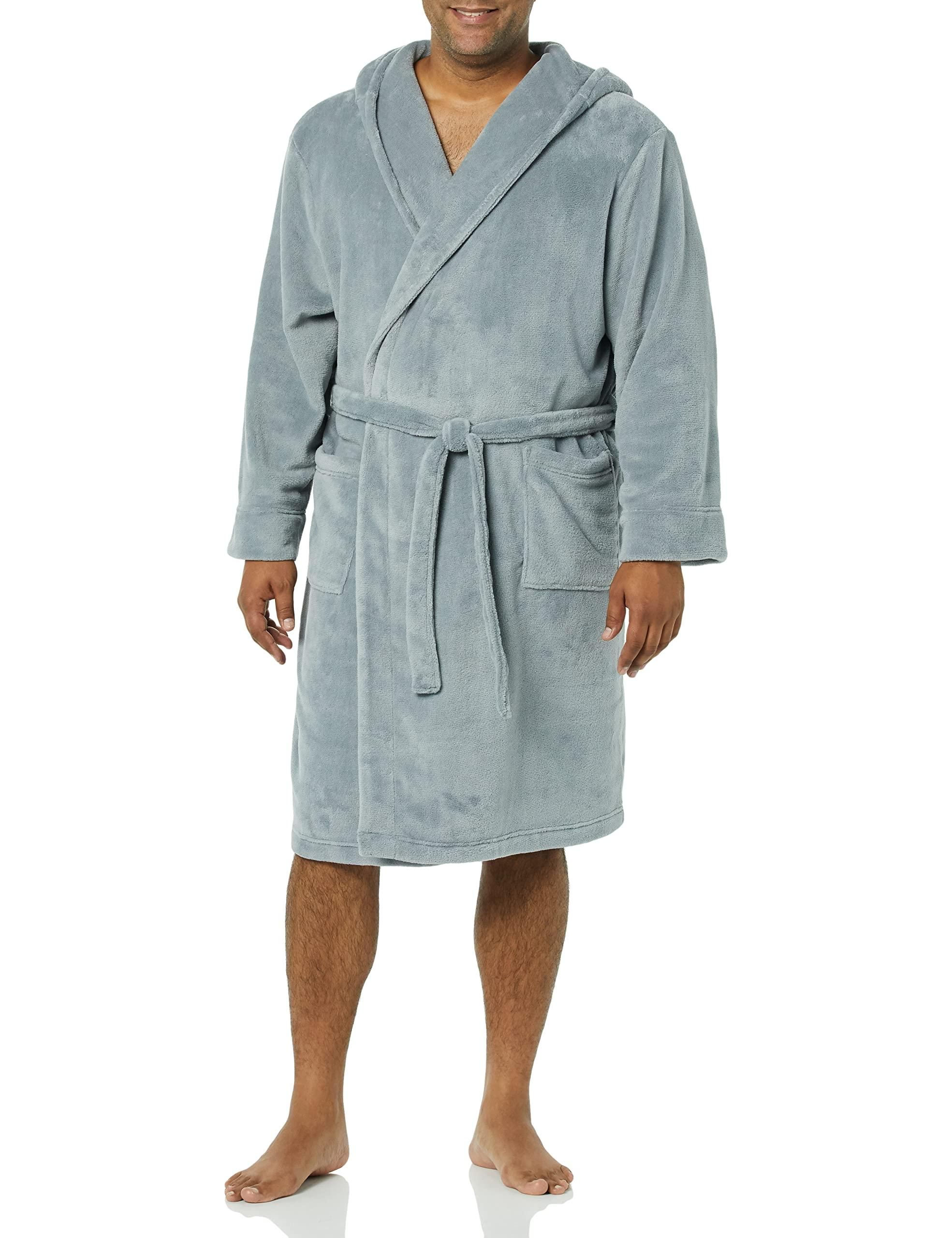 Scream Robe Herren-Bademantel Aus Korallen-Vlies – Mit Kapuze, Super Weich & Warm – Schneller Versand Aus Den USA Lego Robbe