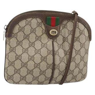Gucci Pre-owned Cross Body Bags, female, Beige, Size: ONE SIZE Pre-owned Plastic Cross Body Bag