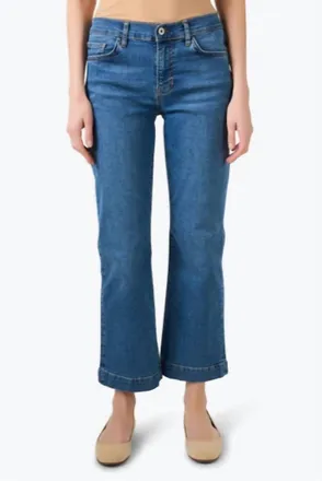 Elliott Lauren Baby Bootcut Jeans In Denim