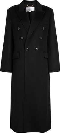 Victoria Beckham Double-breasted Wool and Cashmere-blend Coat - Black - 10 (UK10 / S)
