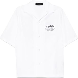 Amiri Camicia Arts District Camp - Bianco