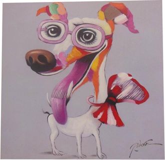 Biscottini International Biscottini - Cuadro &Oacute;leo Sobre La Tela Pintado A La Mano