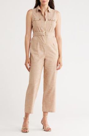 Nanette Lepore Pocketed Jumpsuit in Tan at Nordstrom Rack, Size 12