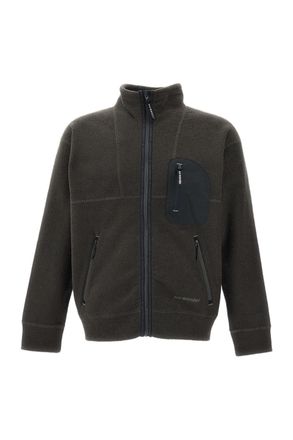 And Wander Grey Technical Fleece Zip Jacket