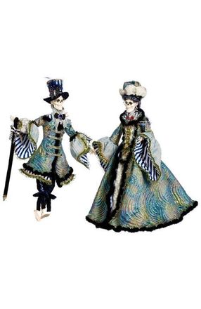 Mark Roberts Blue Wave Skeleton, Large, Set of 2 in Teal at Nordstrom