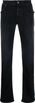 Jacob Cohen low-rise straight.leg jeans - men - Modal/Polyester/Cotton/Elastane/Polyester/Cotton - 30 - Blue