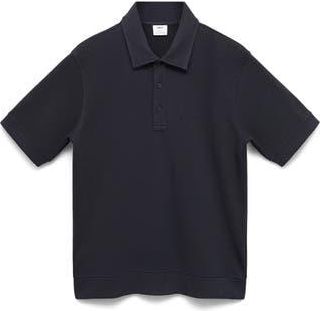 Mango Regular Fit Polo in Dark Navy at Nordstrom Rack, Size Large