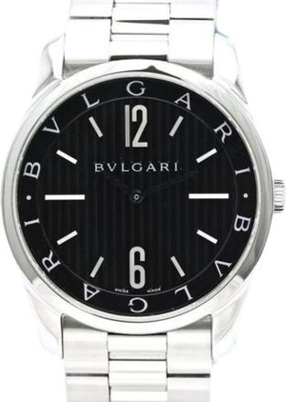 Bulgari Pre-owned Vintage Polshorloge - Heren - Vintage Horloges - Zwart - ONE Size - Vintage