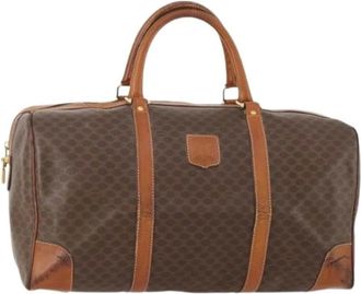 Celine Pre-owned Weekend Bags, female, Brown, Size: ONE SIZE Pre-owned Vintage Boston Bag