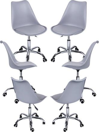 Regalos Miguel Regalos Miguel - Packs Sillas - Pack 6 Sillas Neo - Gris