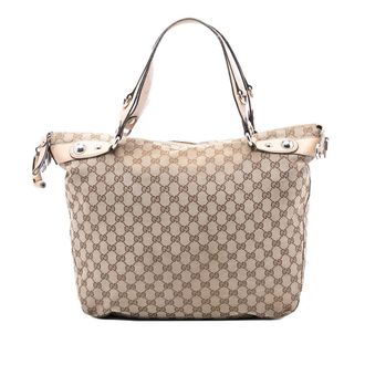 Gucci Pre-owned Gucci Large GG Canvas Icon Bit Satchel Ladies 232949 520981