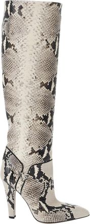 PARIS TEXAS Beige High Leather Boots