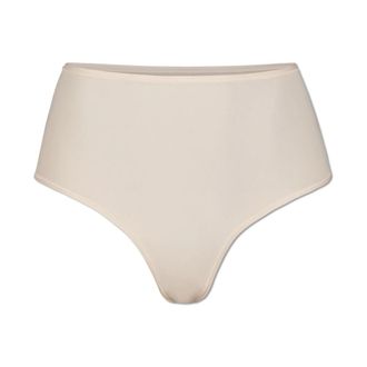 SKIMS Tanga de talle alto Fits Everybody - Underwear - Mujer - Beige - 2XS