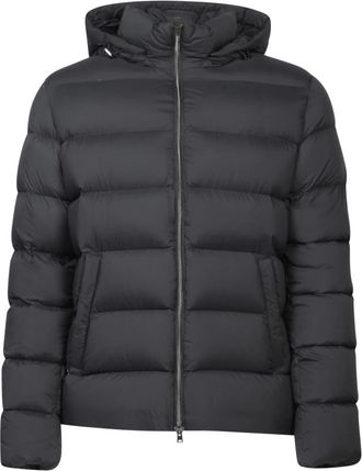 Herno Zwarte Donzen Jas - Heren - Gewatteerde jassen - Zwart - M - Nylon - Jassen