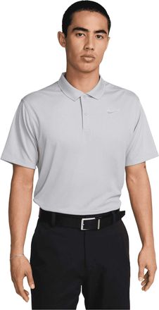 Nike Mens Victory Solid Polo Shirt (Wolf Grey/White) - Size Small