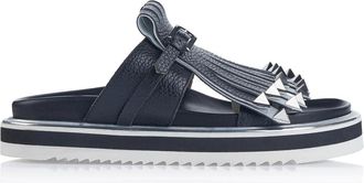 Pollini Slider Sandaal - Dames - Schoenen - Zwart - Maat: 35 EU