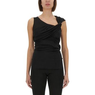 Rick Owens Dames, Tops, Zwart, Maat: L Nylon