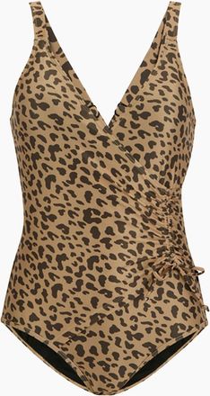 Regatta Womens Regatta Womens/Ladies Baylenne Leopard One Piece Swimsuit - Multi - Size: 12 uk