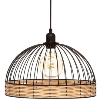 Atmosphera L&aacute;mpara De Suspensi&oacute;n Suwa Black Rtn Metal D 35 - Negro
