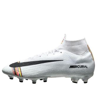 Nike Mercurial Superfly 6 Elite AG Pro White Black AJ3546-109