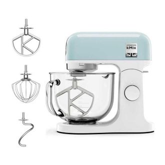 Kenwood Robot De Reposter&iacute;a Multifunci&oacute;n Kmx754pb - Motor Profesional De 1000w - 2 Salidas Para Accesorios - Cuenco De Vidrio De 5l