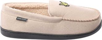 Lyle & Scott Heren-mocassinslippers van imitatiesu&egrave;de van Aspen (Grijs)