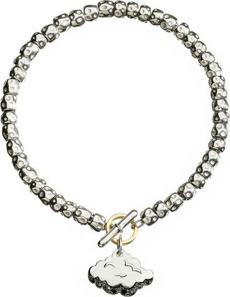 Dodo BRACCIALE GRANELLI & NUVOLA ARGENTO E DIAMANTI
