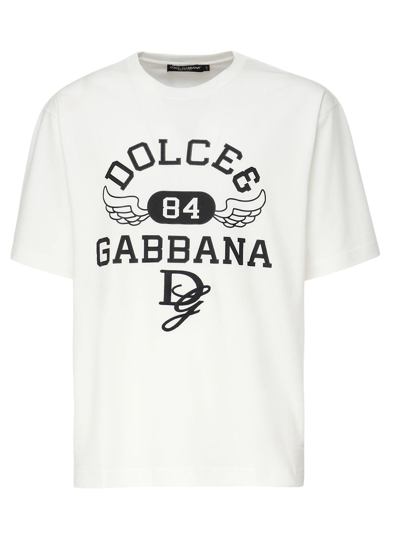 【関税＆送料込み】Dolce & Gabbana Dolce & Gabbana T-Shirt Dolce & Gabbana 84 Since TShirt Men White Singlets | eBay